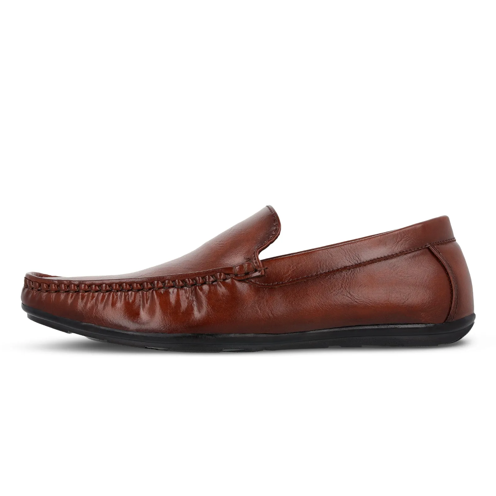 Walkaroo Men Loafer Formal Shoes - WF6018 Brown