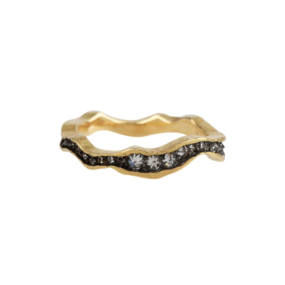 Wavy Eternity Band