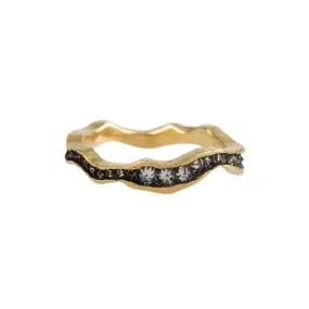 Wavy Eternity Band