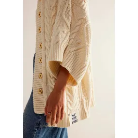 We The Free Just Float Cable Cardigan