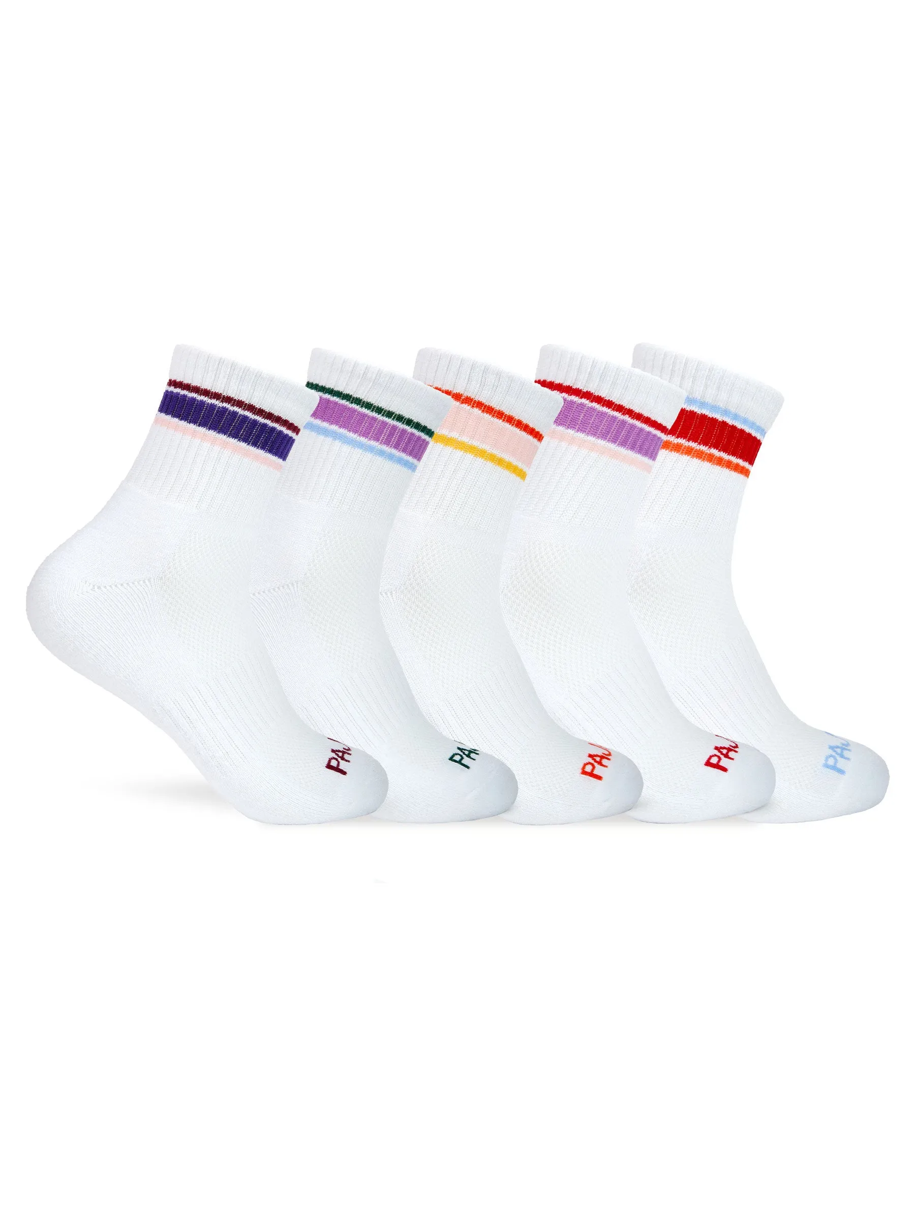 Women's Performance Mid-Crew Socks 5-Pack