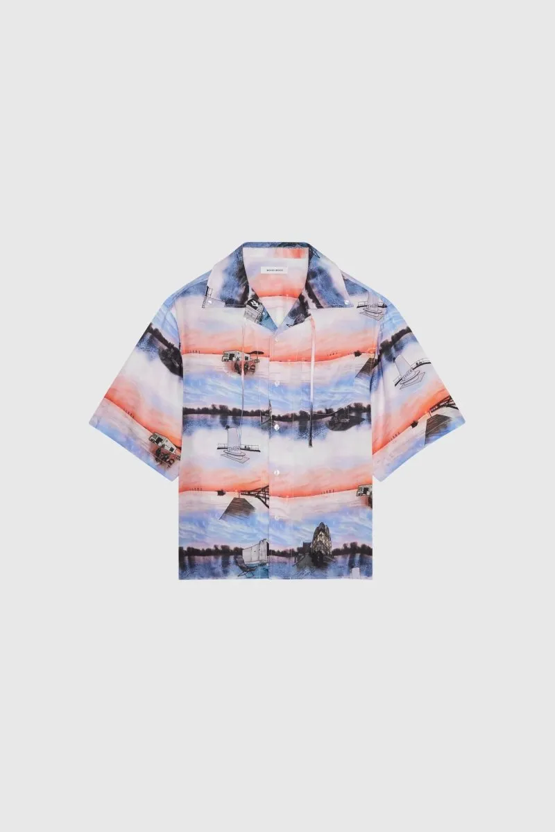 Wood Wood Charlie Reversible Shirt Holiday Print