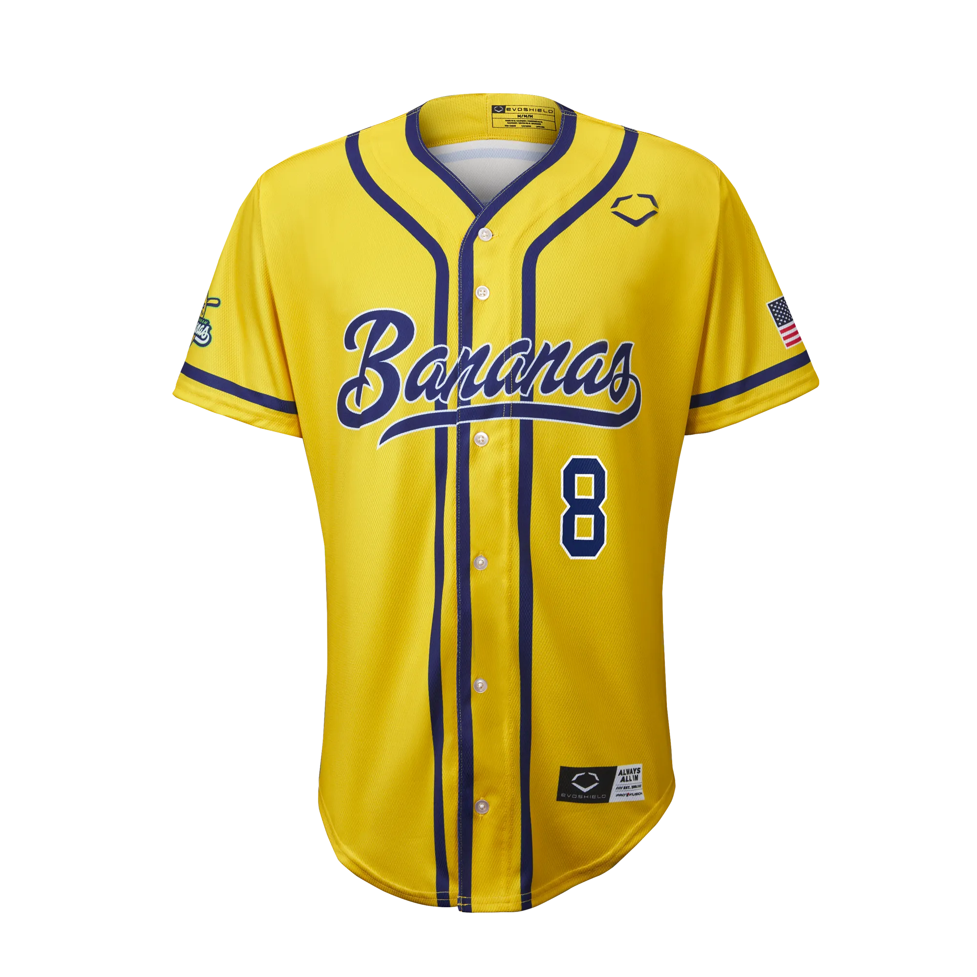 YOUTH Bananas Jackson Olson EvoShield Jersey - Yellow