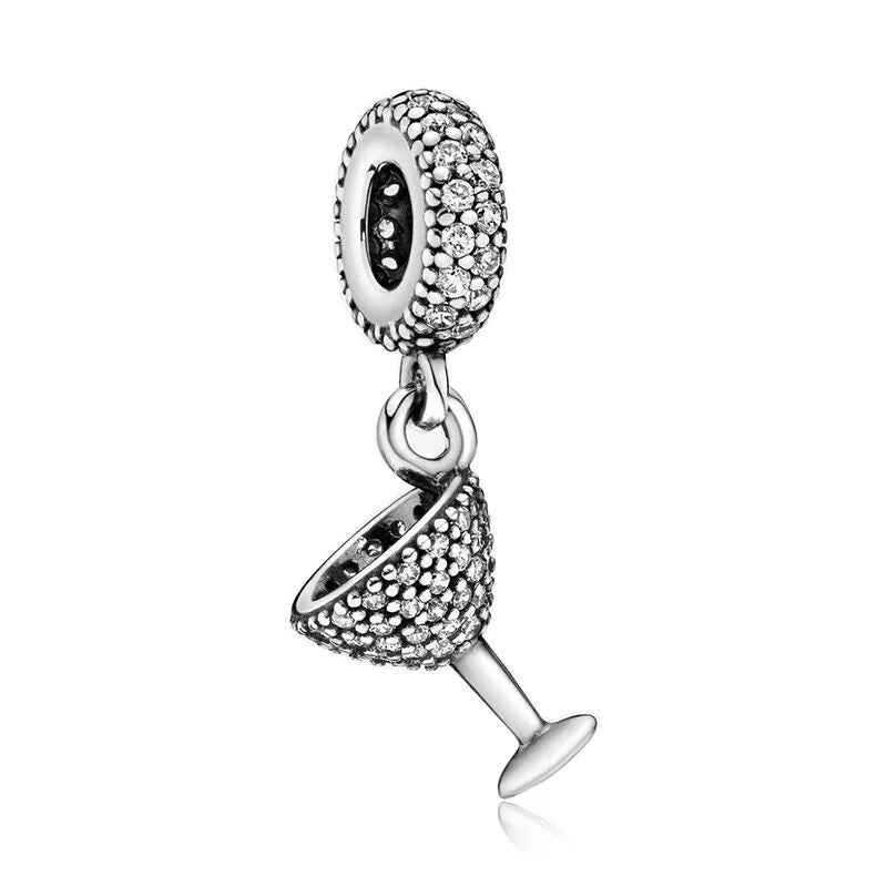 Zircon Sterling Silver Black Bead For Women Jewelry DIY