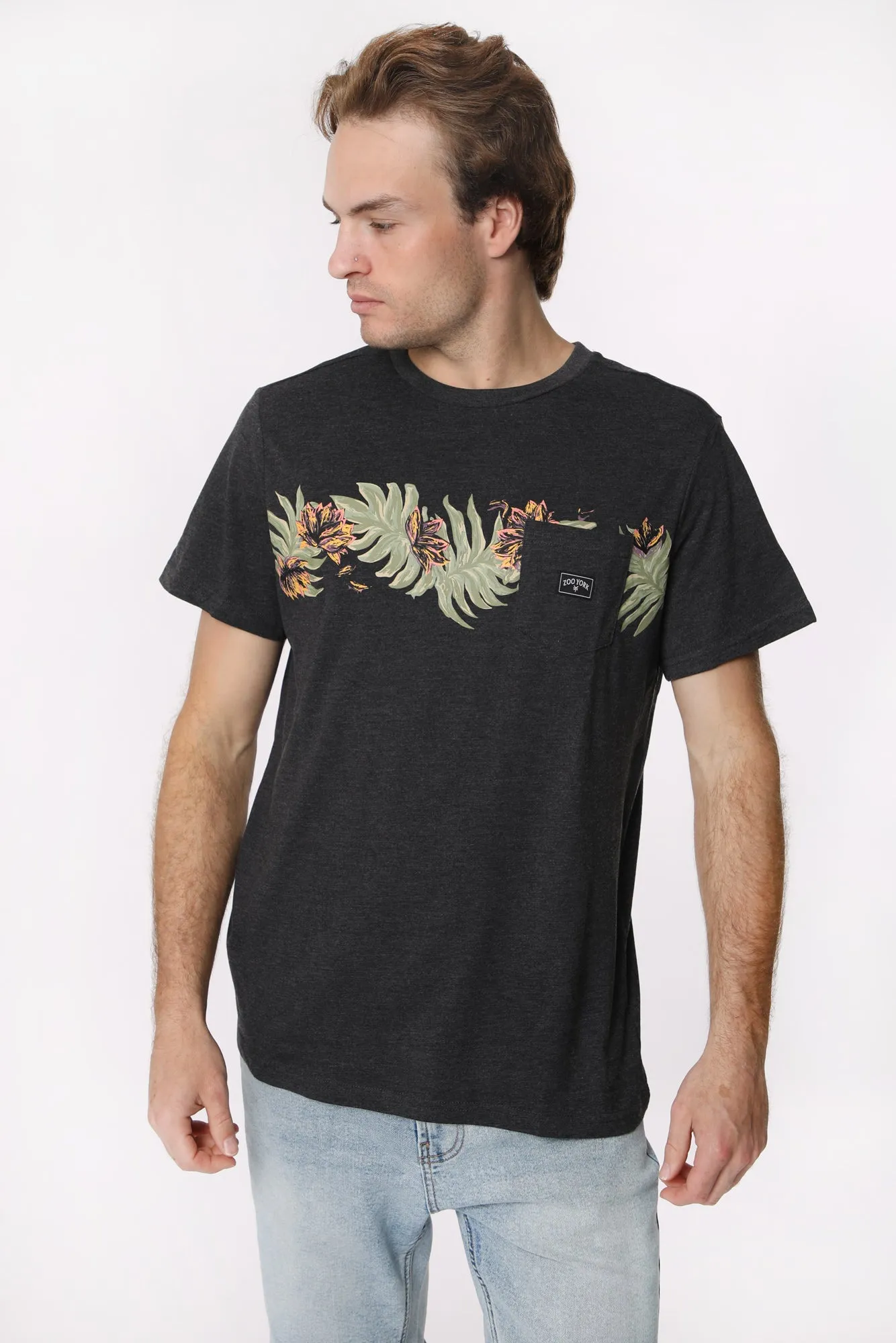 Zoo York Mens Tropical Pocket T-Shirt