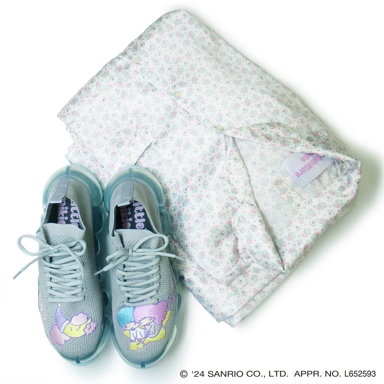 【受注予約】Print Pajamas Tops / White / Little Twin Stars x MIKIOSAKABE / MSLTPJT01